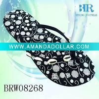 Wholesale ladies pu nubuck sandals