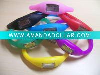 silicone sports watch