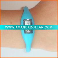 Wholesale color silicone sport quartz watch