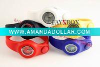 Wholesale 2011 hot selling,fashion unisex silicone rubber sport button watch