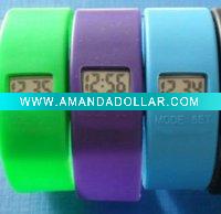 silicone sport watch