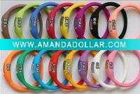 Wholesale Multi function silicone ion sports watch