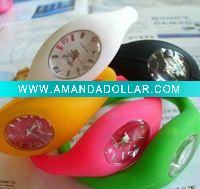 Silica gel wristwatch