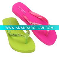 Wholesale Ladies' PE Flip Flop