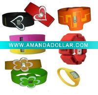 Wholesale silicone wrist watch