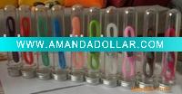 Wholesale Sales promotion ! Tube package Unisex 24 Colors Fashion sport watch Make Logo 1ATM W004