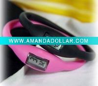 silicone sports watch