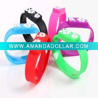 Wholesale red usb wristband