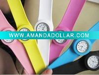 2011 new style silicone slap watch