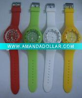 fashion silicone quartz watch