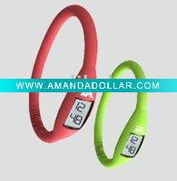 Wholesale Silicone Wristband Watch/Sports Watch/Titanium Bracelet/Silicone sports watch/anion silicone watch/IMAZINE ION Sports watch