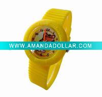 Wholesale Colorful Silicone Quartz Watch for Women