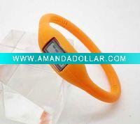 Wholesale Fashion Ion silicon sport watches 10g