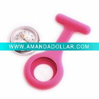 Wholesale wholesales silicone nurse fob watch, silicone nurse pin watch