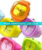silicone Quartz Watch with blister package