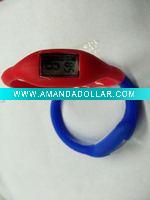 silicone sports watch