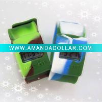 Wholesale Promotion Silicone Slap Watches