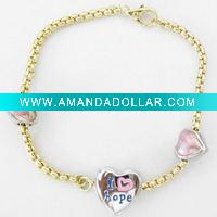 Wholesale DIY Pendant Gold bracelet