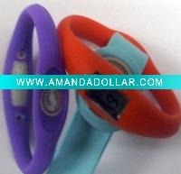 Wholesale hot hologram silicone watch