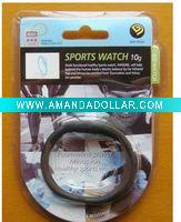 Wholesale waterproof silicone ion sports watch