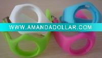 2011 hot selling charm silicone interchangeable watch strap for promotion