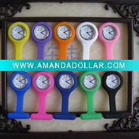 Silicone hanging nurse pocket watch