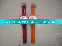 silicone sport watch