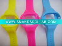 Silicone watch band