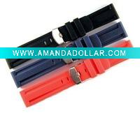 Wholesale 2011 popular silicone watch straps