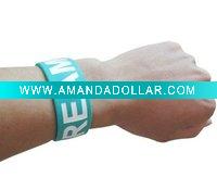 Wholesale Fashion silicone slap bracelet with CE And RoHs