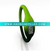 trendy silicone sport watch