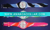 Wholesale 2011 Hot Sell Fashion gift watch and silicone wrist watch YXW-026CD