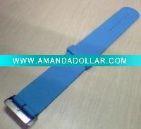 2011 hot selling charm silicone metal watch bands