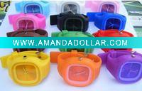 Wholesale silicone sport watch sweat-resistance