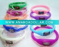 Wholesale Hot selling and new style fashion popular Waterproof silicon ion sport watch Good For Health