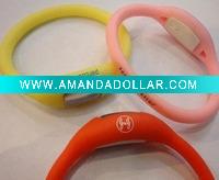 Wholesale Fashion 1ATM Silicone Anion Wristband Sports Watch For Promotion Gift