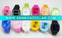 Wholesale Popular fashion promotional silicone sports watch 2011
