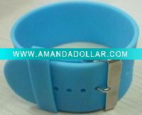 Wholesale 2011 hot selling charm silicone watch band for promotion