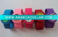 Wholesale silicone slap watchband