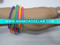 Wholesale silicone bracelet with ring