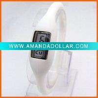 Wholesale transparent silicone sport watch