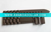 Practical silicone watchband