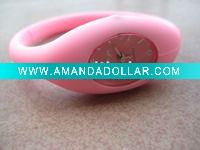 flashlight waterproof silicone sports watch