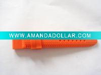 Colorful silicone watchband
