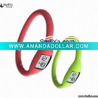 silicone sports watch