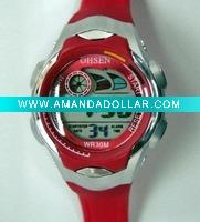Wholesale sport fashion digital watch for girls and boys