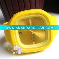 Wholesale FASHION rubber promotion sport watch