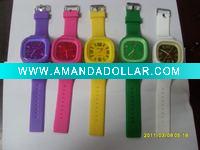 fashion sports watch silicone material