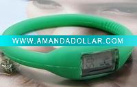 Wholesale mini green ion sport watch