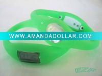 Wholesale Hot Sport Bracelet with ion watches(Green)